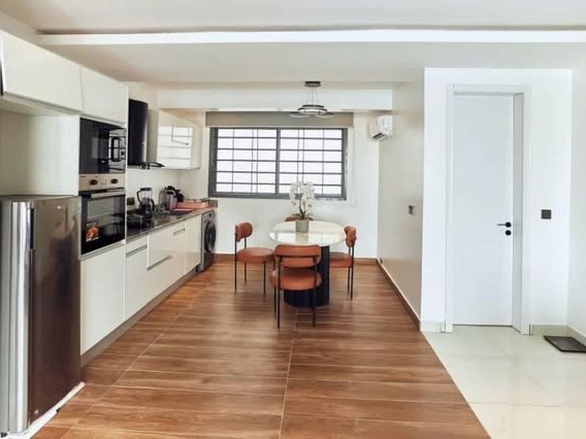 Serviced apartment interior at Richmond Gate, Lekki